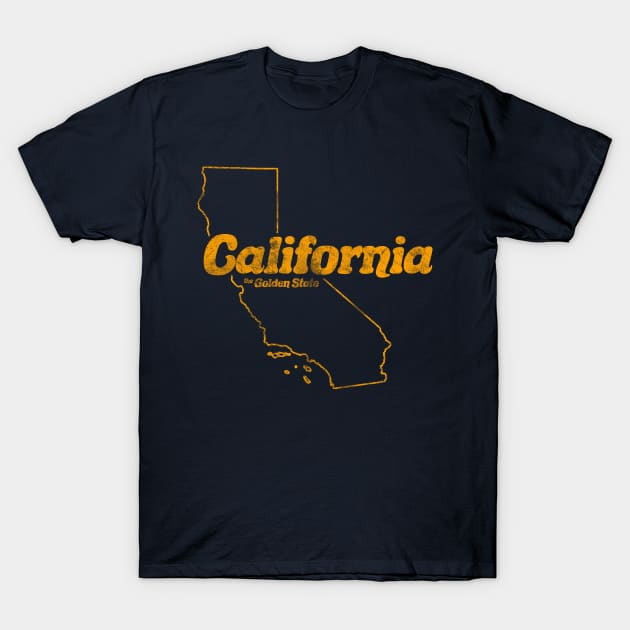 California: The Golden State T-Shirt by plasticknivespress